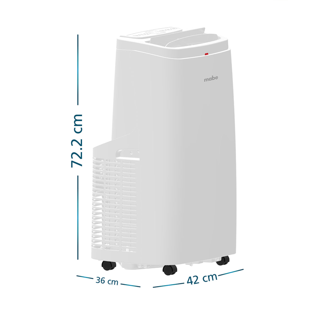 Aire Acondicionado Portátil 110v 12000 BTU Blanco