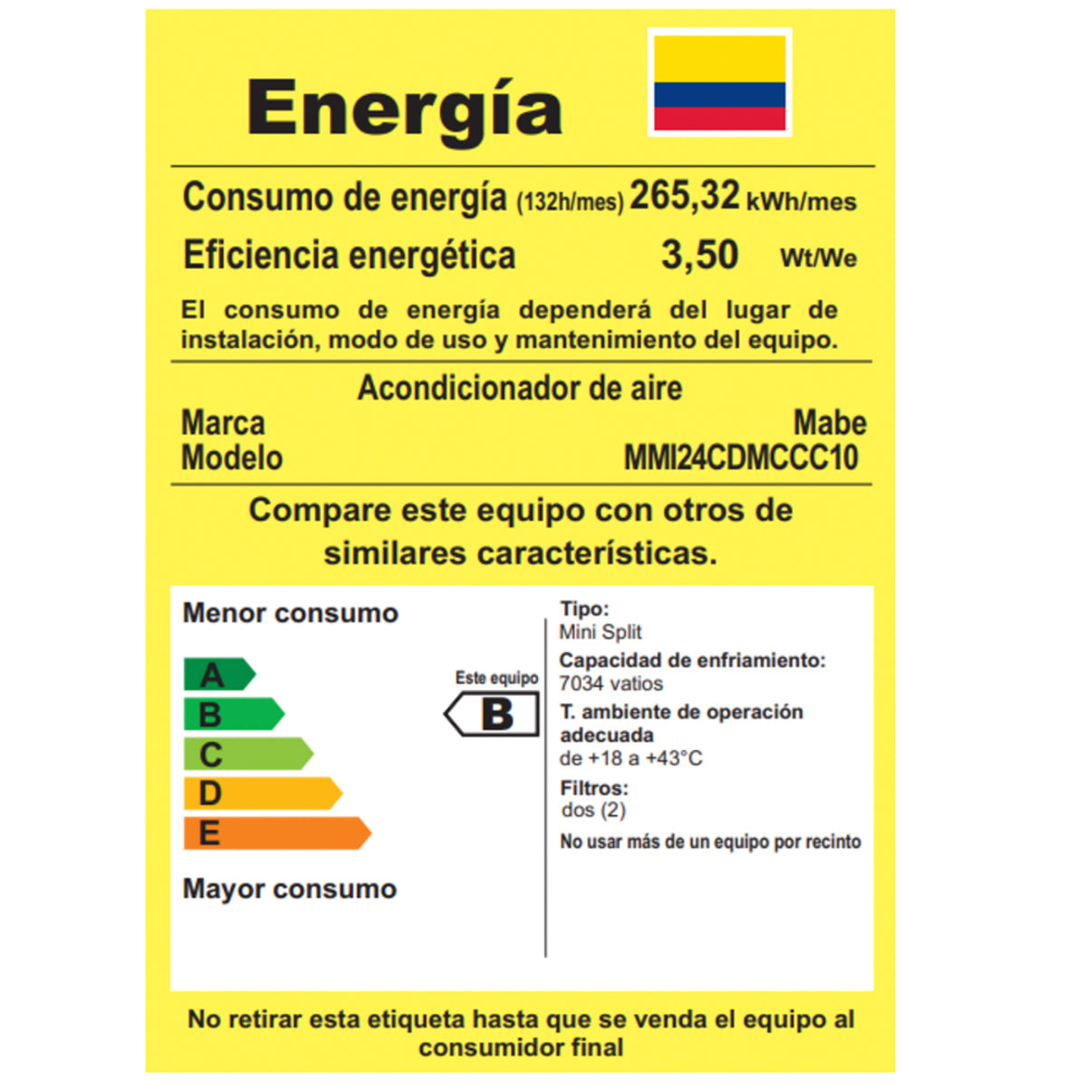 Aire Acondicionado Inverter Premium 220v 24000 BTU Negro Espejo