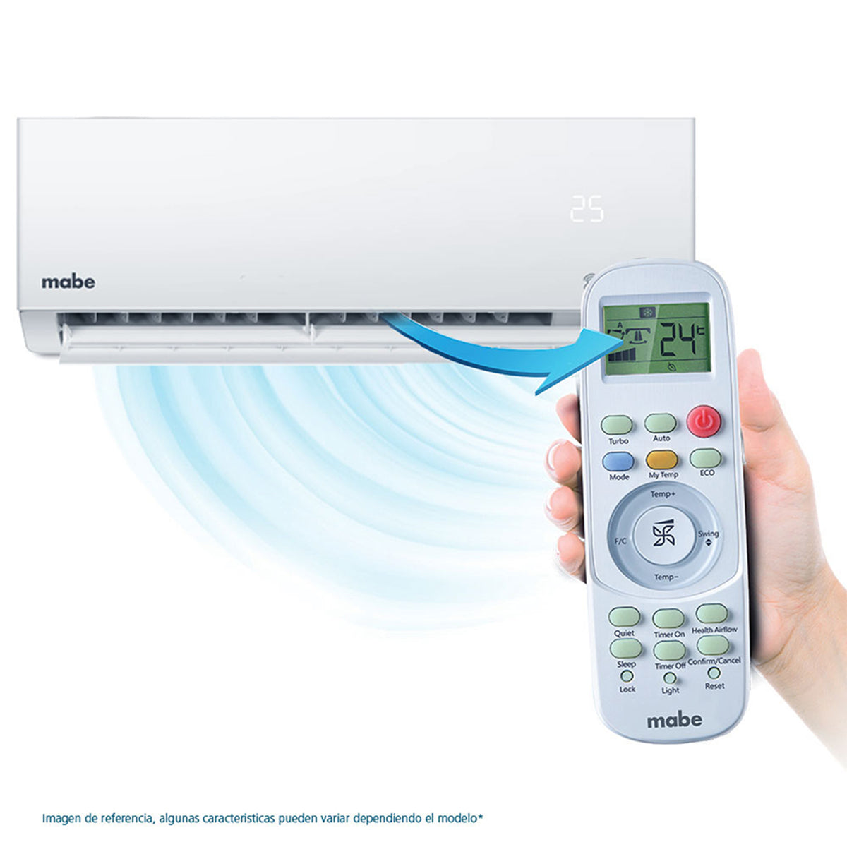Aire Acondicionado Inverter 220V 12000 BTU Blanco