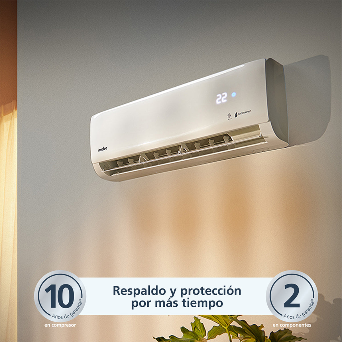 Aire Acondicionado Inverter 110V 12000 BTU Blanco