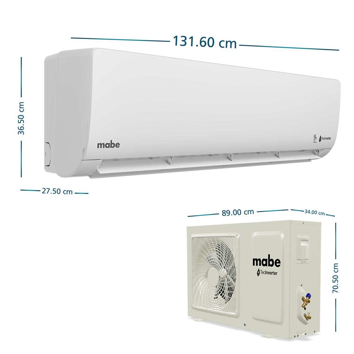Aire Acondicionado Inverter 220v 36000 BTU Blanco